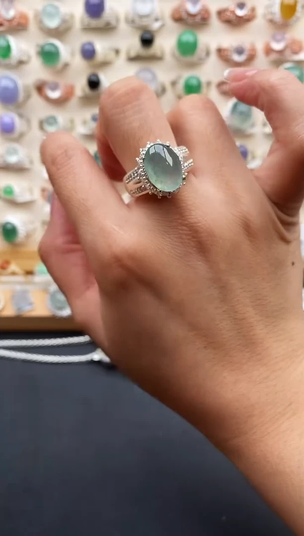 未镶嵌戒指翡翠缅甸天然A货翡翠22   7-1