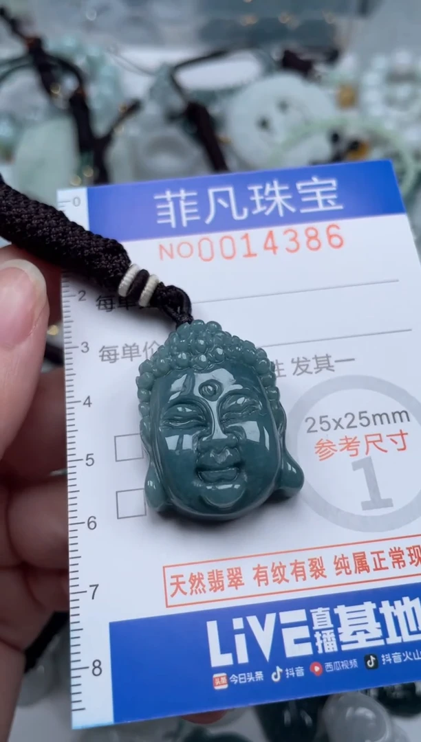 颈饰未镶嵌翡翠14386