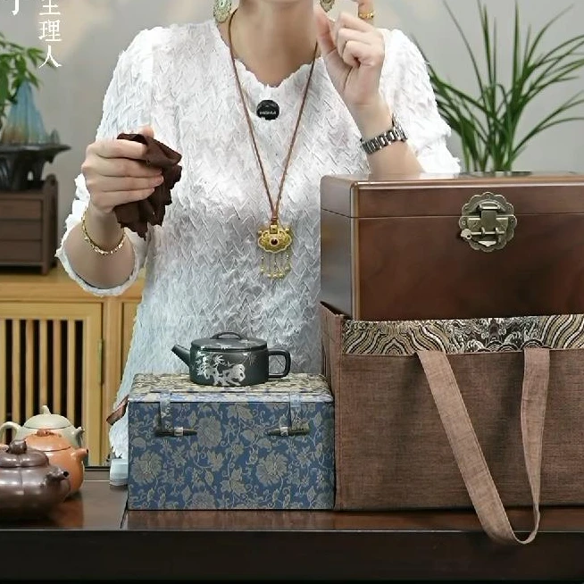 慕子-文化——《冰岛老寨10号普洱生茶礼盒装》+苏门答腊青描金汉瓦