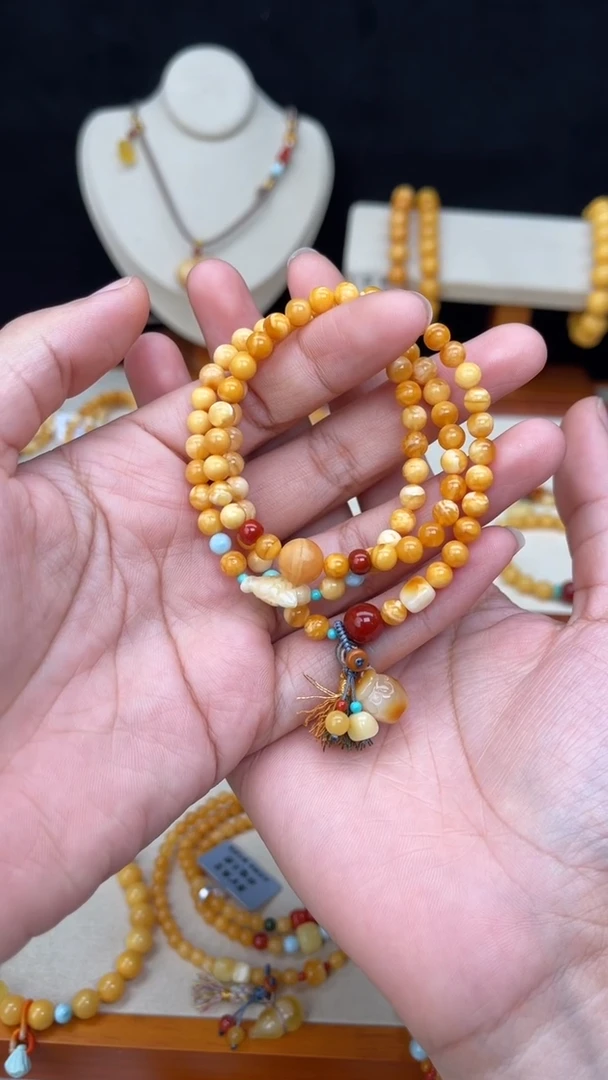 手链蜜蜡未镶嵌三圈