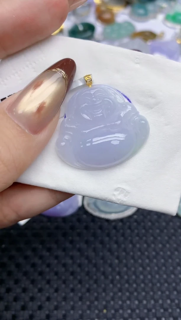 颈饰银S925镶嵌翡翠73   天然翡翠A货  百元以上9米证书费自理