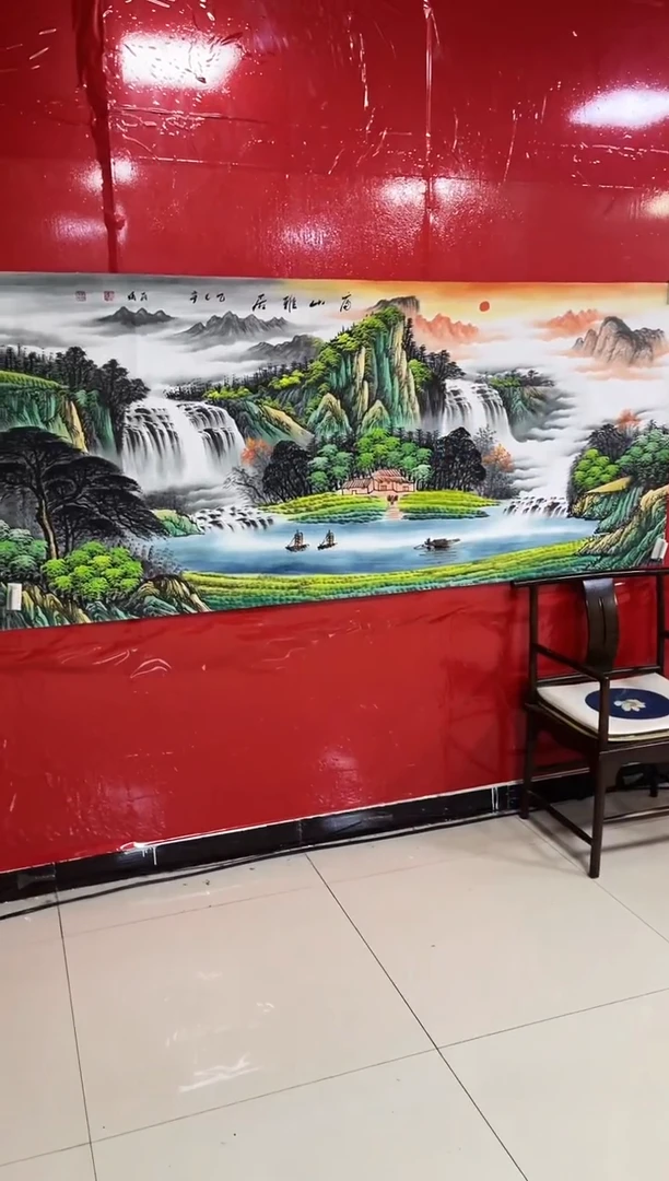 国画陈丽娟-八尺--山水