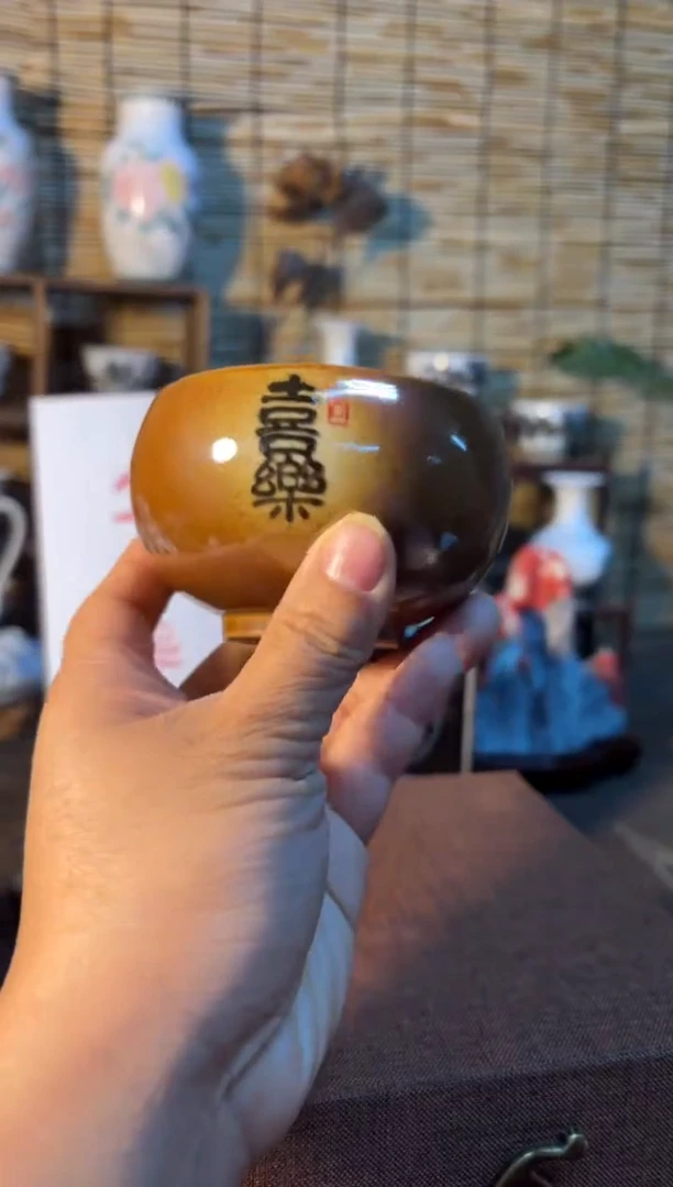 【闪购商品】杯音陶诗墨家原创手绘瓷器