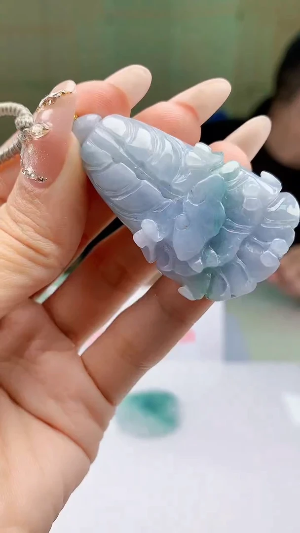 【闪购商品】定制翡翠未镶嵌5152ty-毛货挂件78