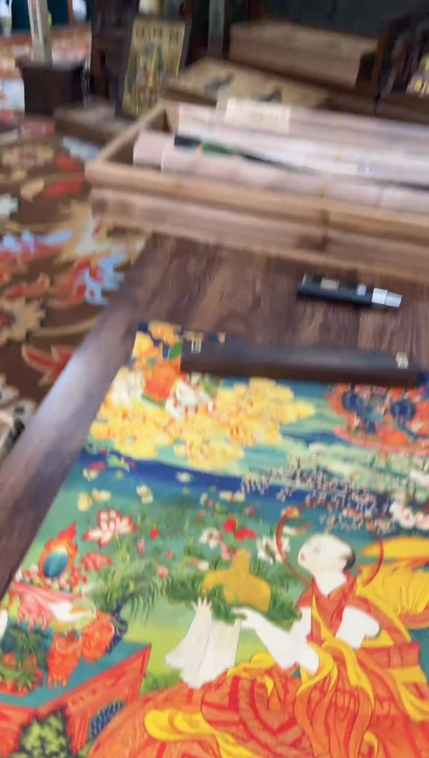 卷轴画晓晓的唐卡tk16