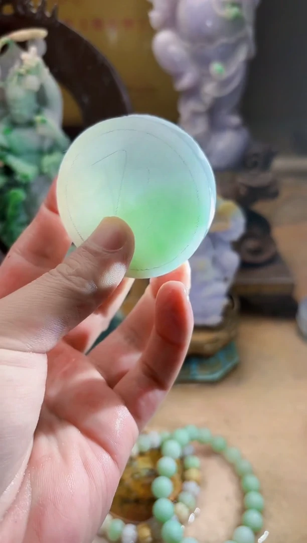 未镶嵌挂件翡翠A货张优9370