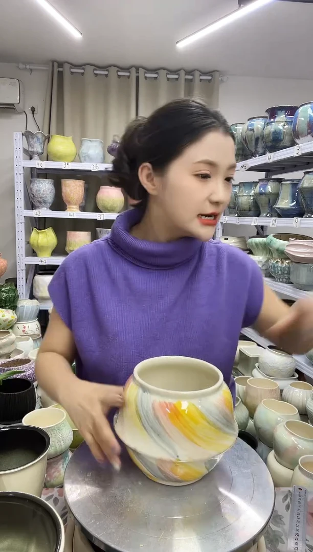 【12.4号】  花盆  高 ：14    口：12