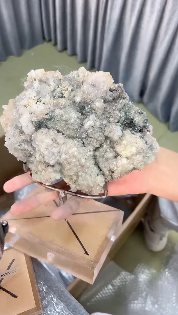 未镶嵌珠宝半成品水晶C009 配底座