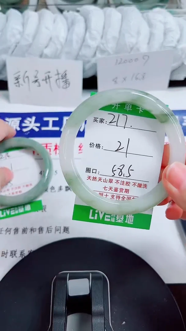 未镶嵌手镯石英质玉217-57/58