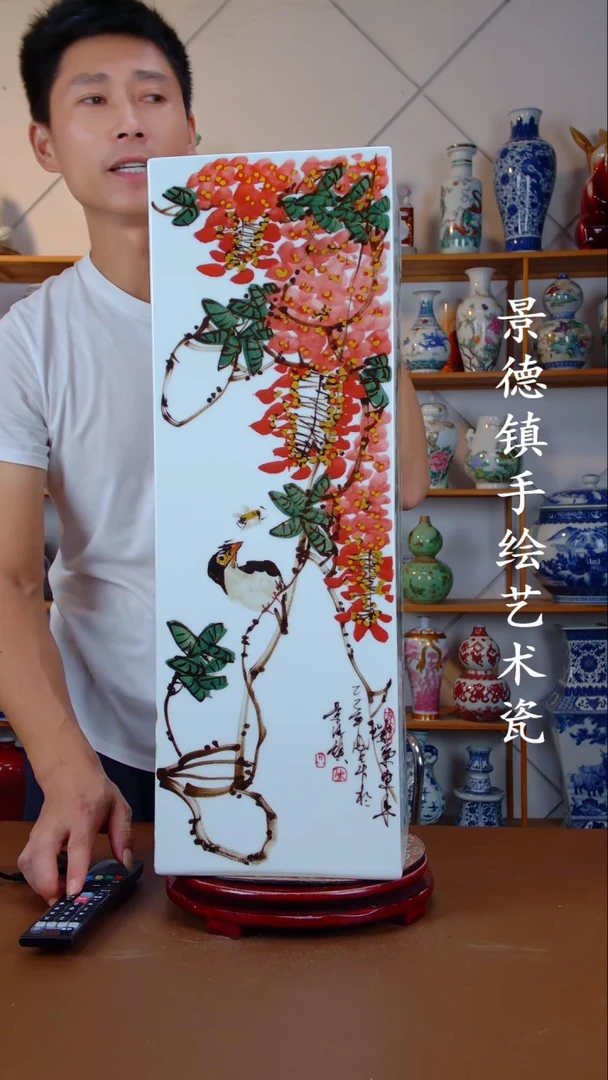 现代景德镇手工手绘陶瓷摆件53