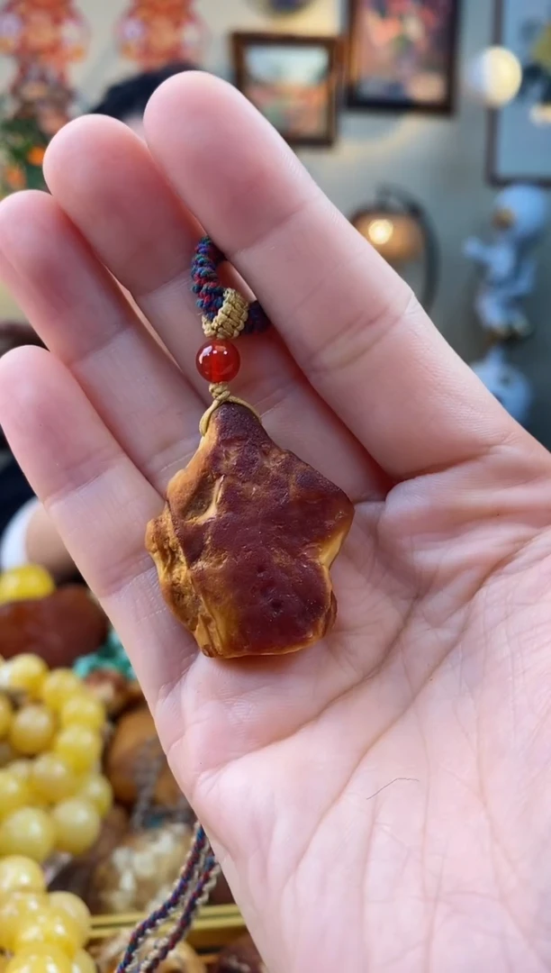 【闪购商品】琥珀颈饰未镶嵌吊坠