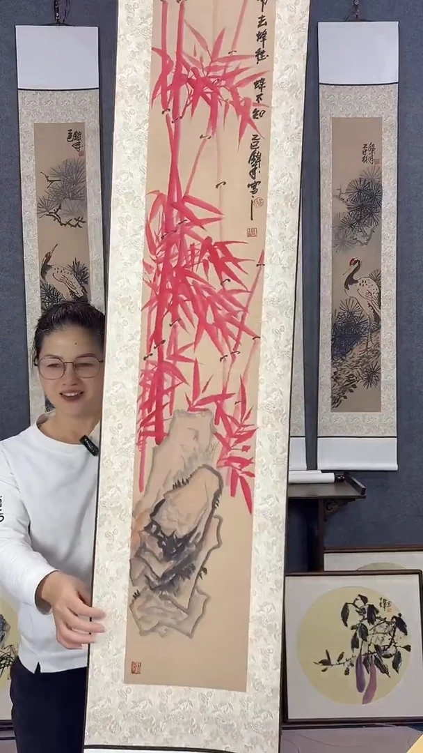 国画175*32吴铁成作品