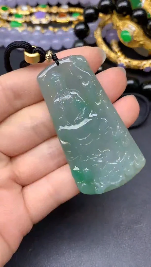 颈饰未镶嵌翡翠93-雪姐翡翠天天见