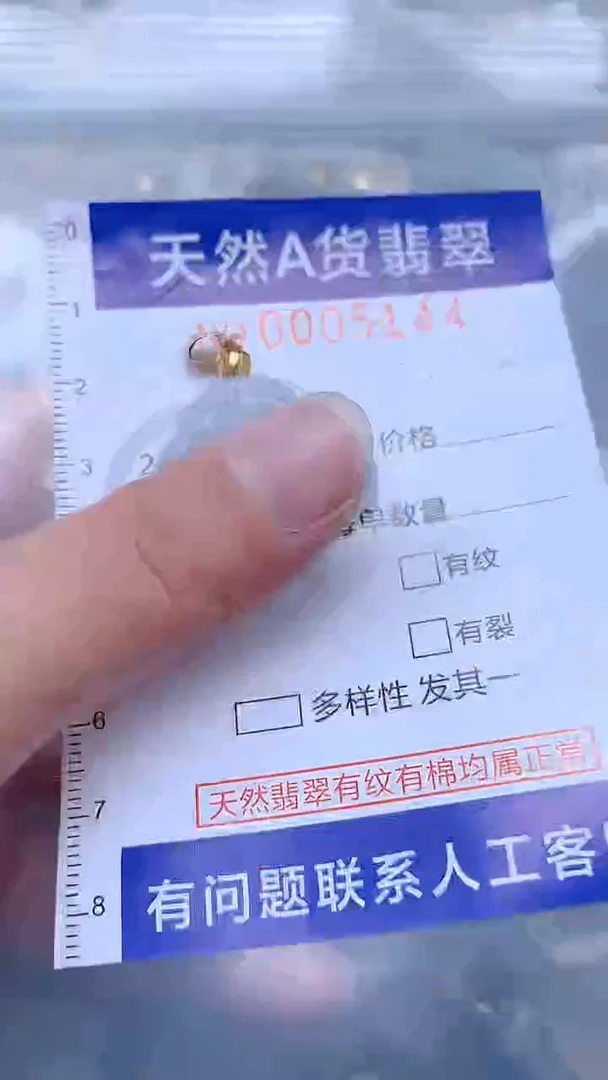 翡翠未镶嵌吊坠(不含链)1