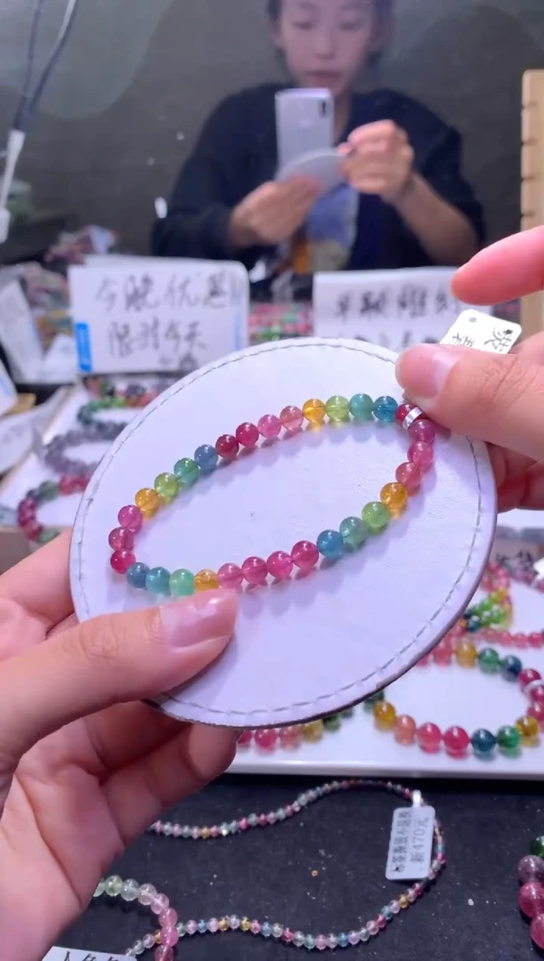 未镶嵌手串碧玺A79【天然碧玺】