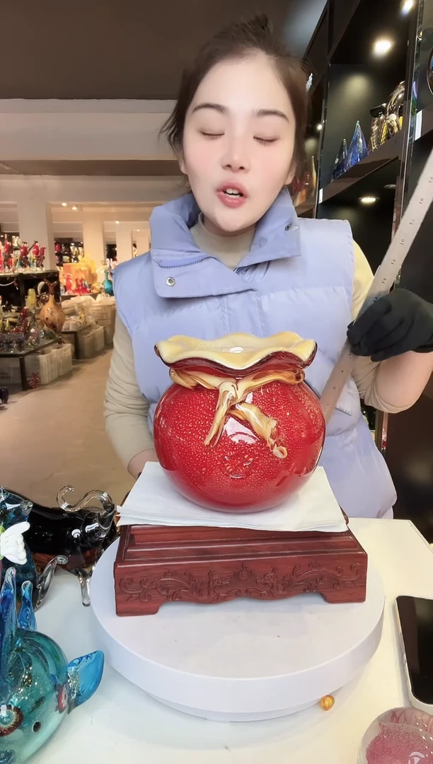 【闪购商品】茶盏琉璃摆件家居摆件