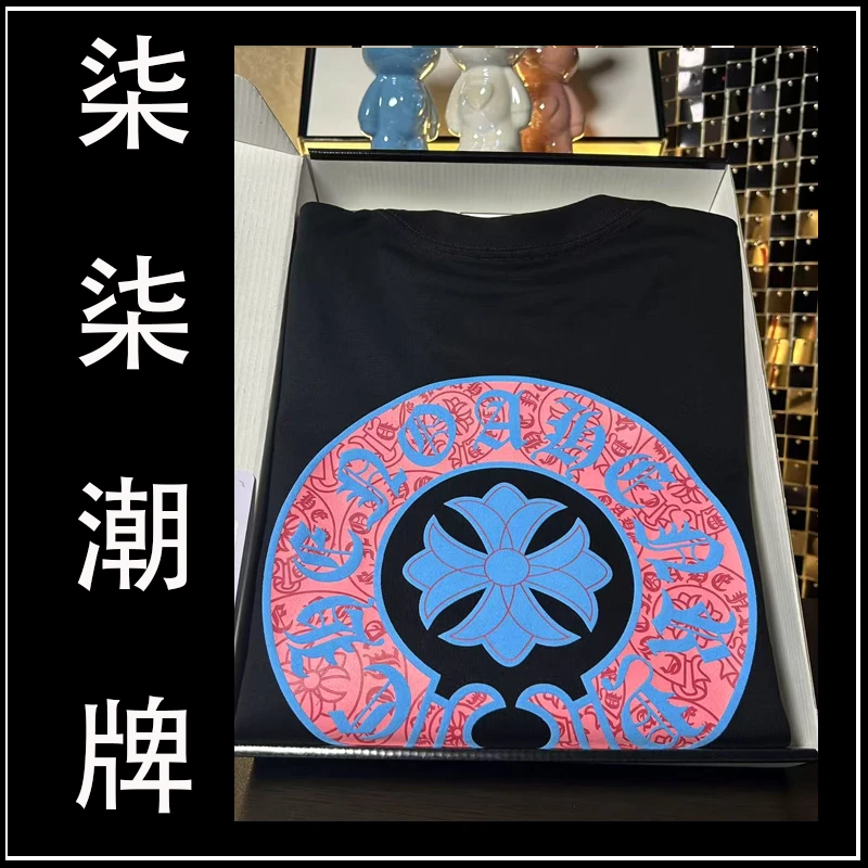 骚粉罗【QIQI严选】男女运动休闲夏季设计师圆领T恤