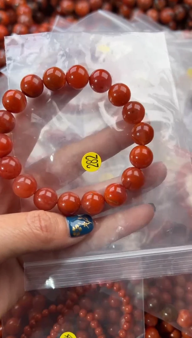 未镶嵌手串南红玛瑙11+