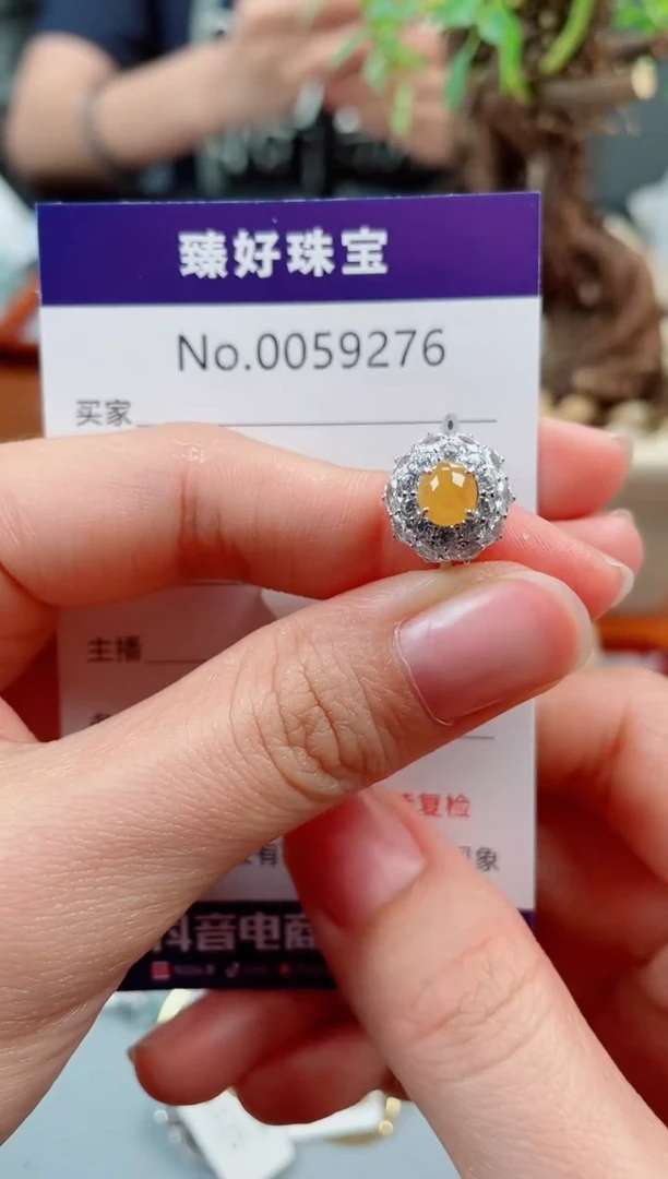 翡翠戒指银S925镶嵌.........