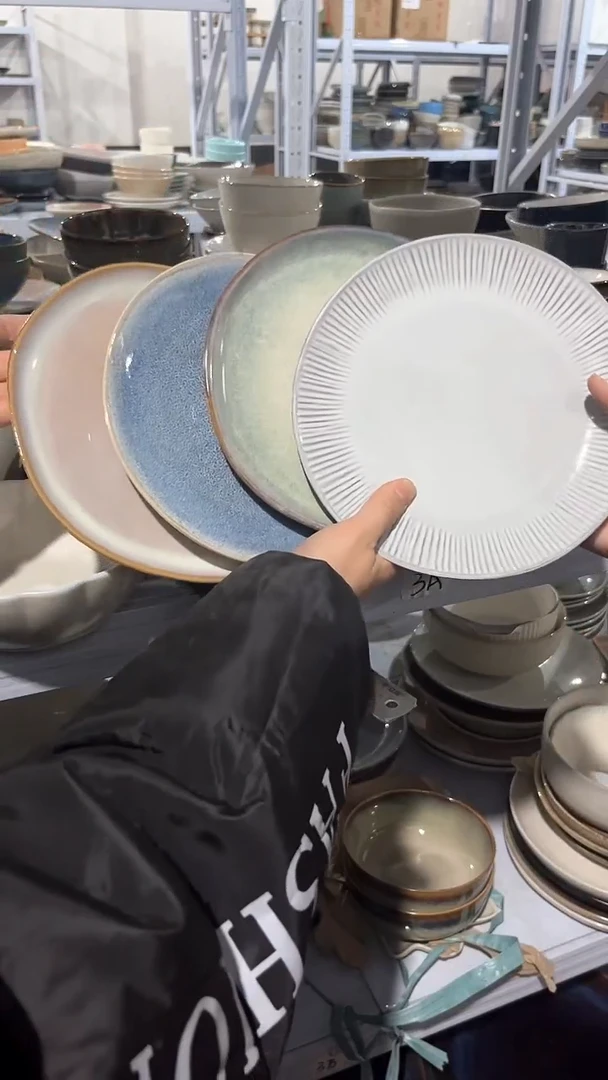 【闪购商品】瓷片外贸尾货瑕疵满20包邮X4 小盘组合