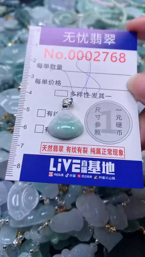 颈饰未镶嵌翡翠2768