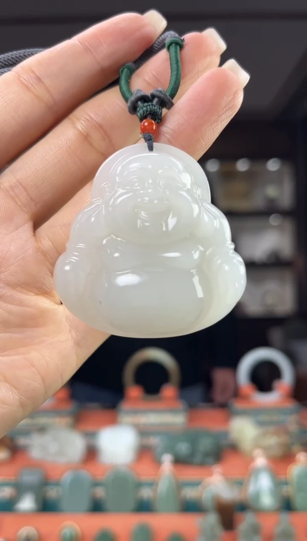 颈饰未镶嵌和田玉佩佩48mm左右