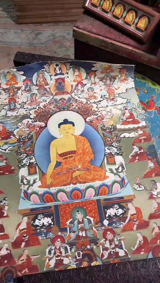 卷轴画 路路的唐卡tk160