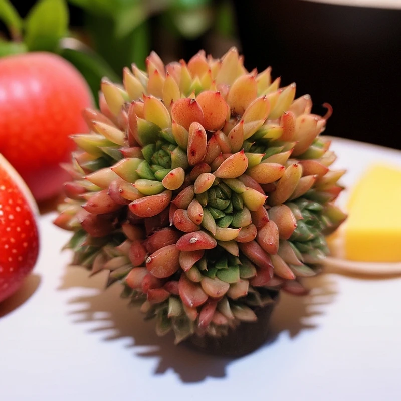 【①号】无土多肉--红酒桃大桩SP（1颗/不含盆）