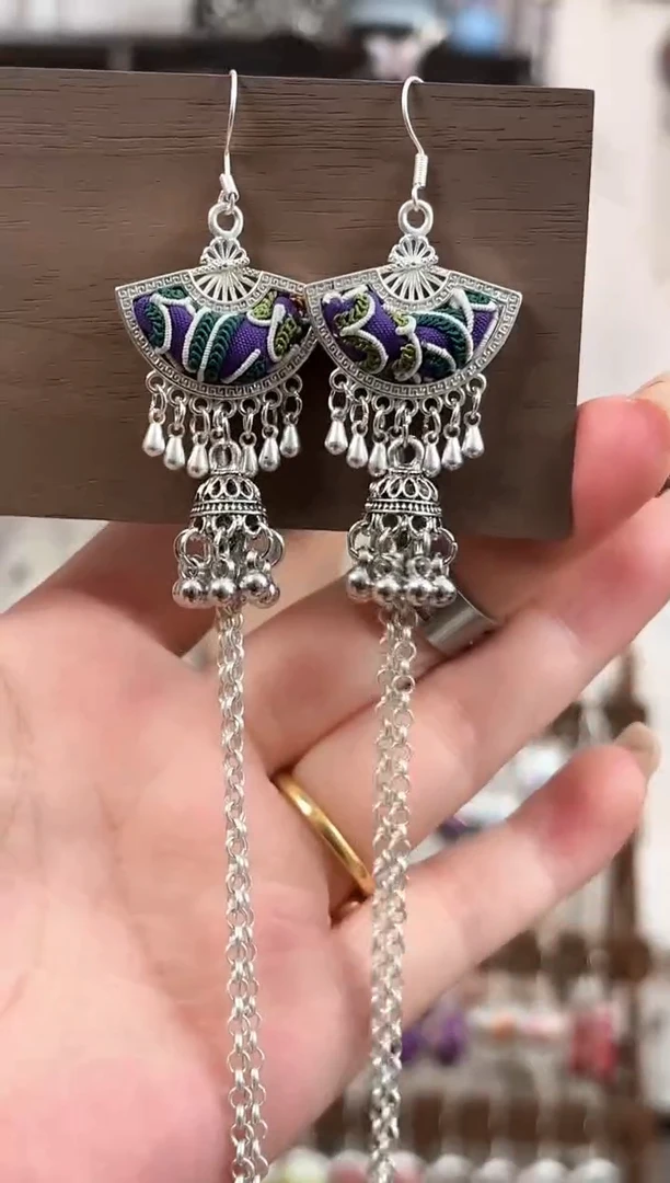 织绣民族风非遗老绣饰品276