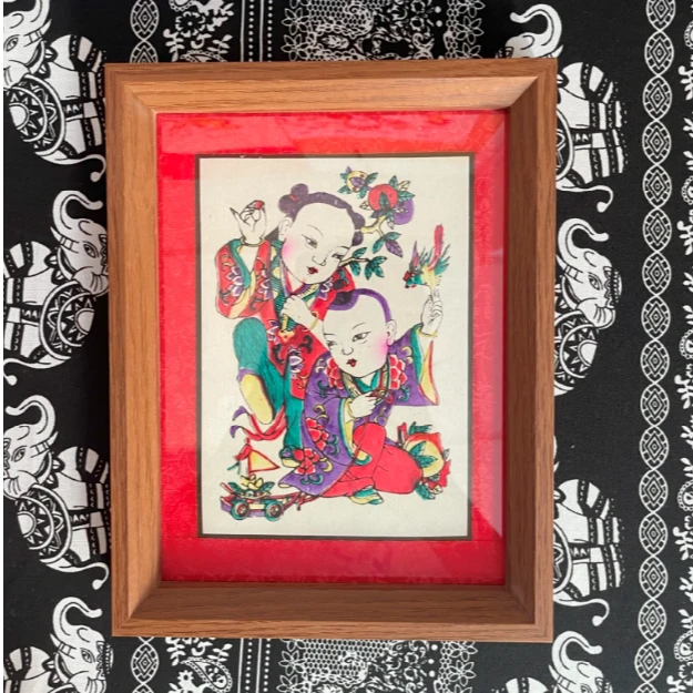 杨家埠老年画摆台杨家埠木版年画社小尺寸（8寸）摆台集合