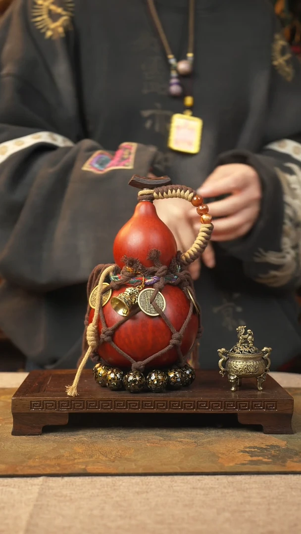 【闪购商品】082大漆葫芦一物一拍记葫堂出品