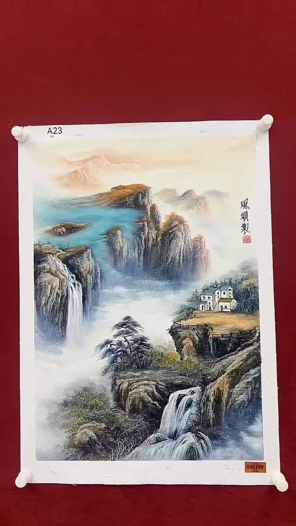 国画杨风顺老师2.3pc油画作品