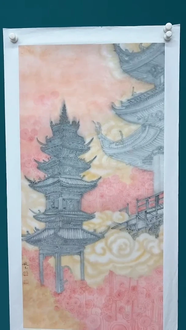 国画宁婉玉-8平尺-国画作品-新中式