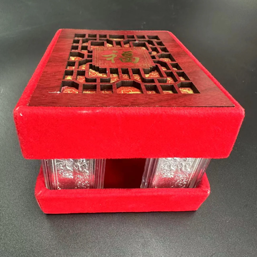 【粉丝福利】大龙凤呈祥银色家用自用高端创意摆件1送礼