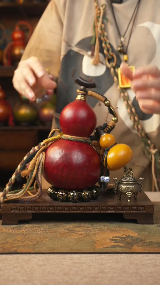 052大漆一物一拍记葫堂出品[不带手串】