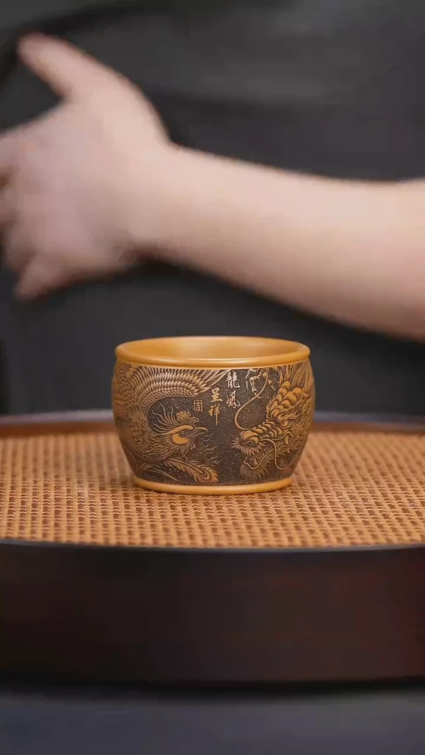 宜兴全收工紫砂杯