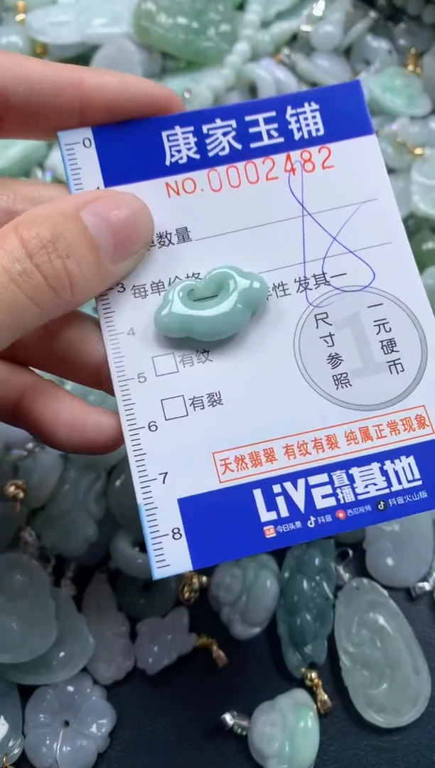 颈饰未镶嵌翡翠2482