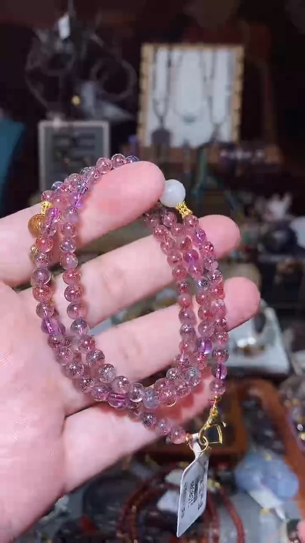 万能链未镶嵌水晶金草莓多样性