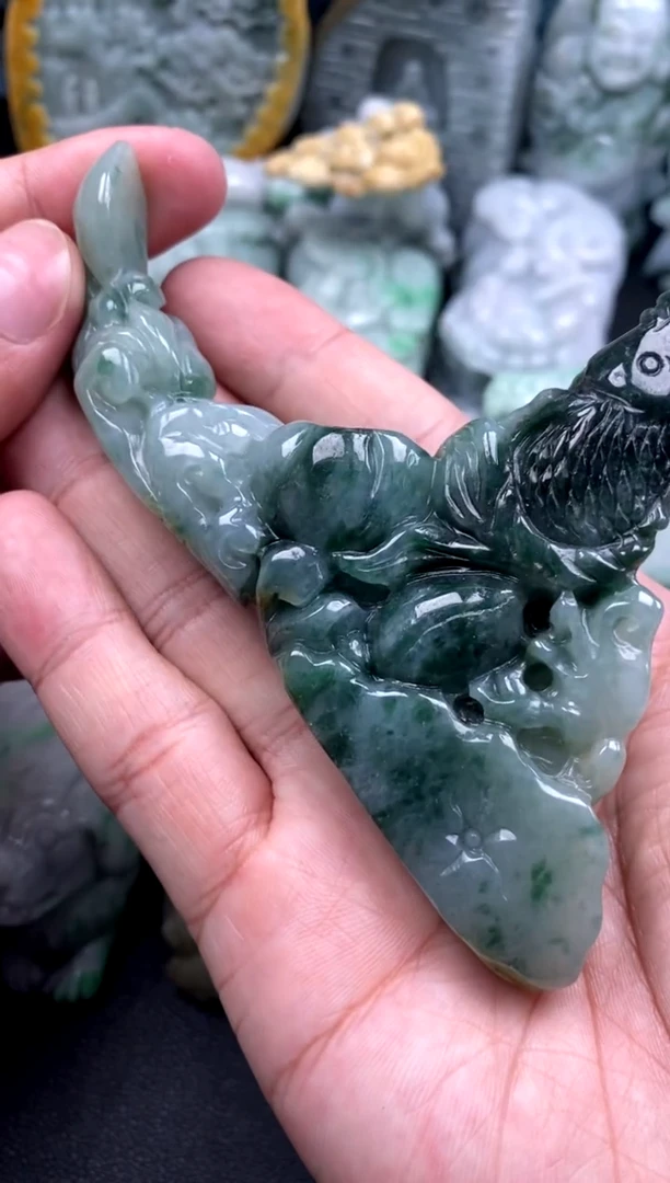 吊坠(不含链)未镶嵌翡翠1