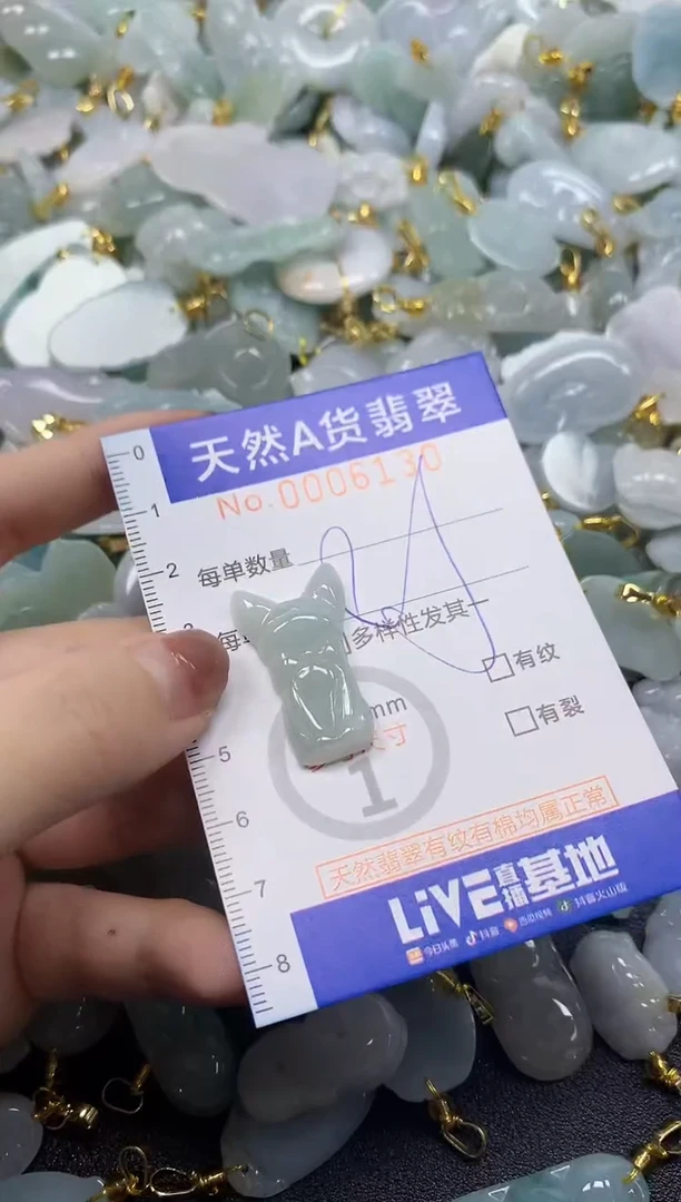 颈饰未镶嵌翡翠天然A货翡翠