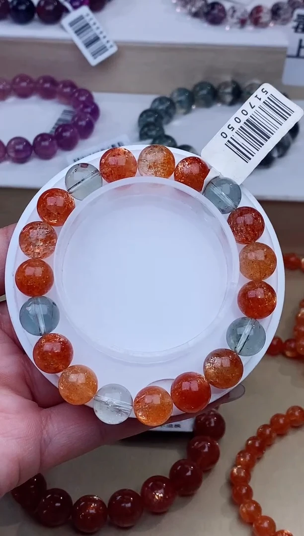 未镶嵌手链日光石阿鲁沙单圈10m+