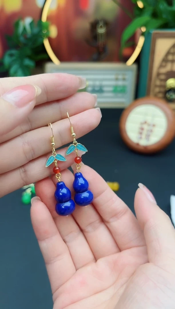 玛瑙/玉髓耳饰银S925镶嵌519000