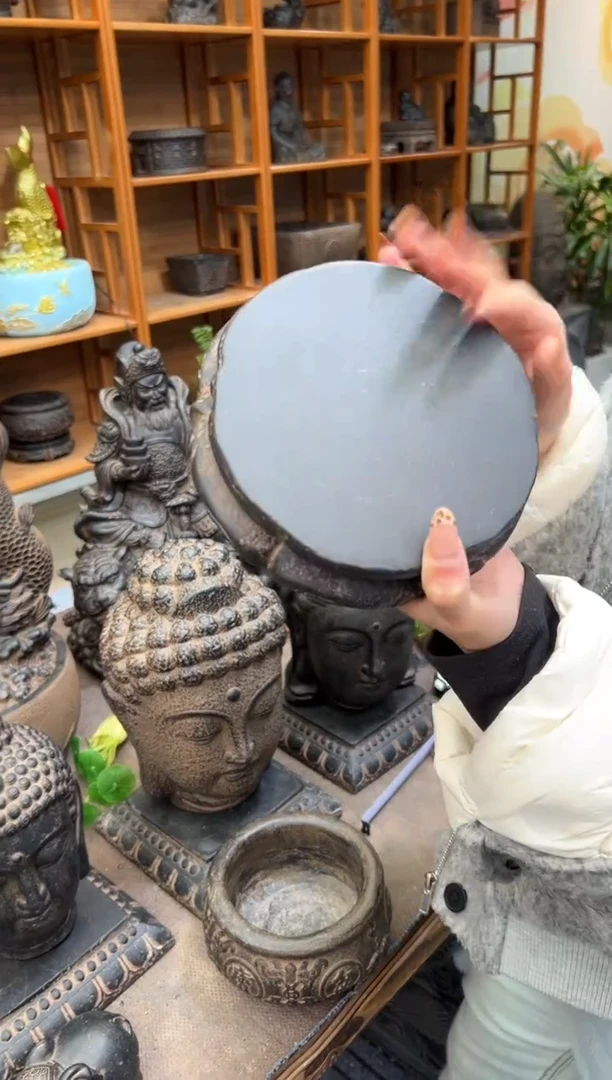 陶土【火山泥】金箍坛底座