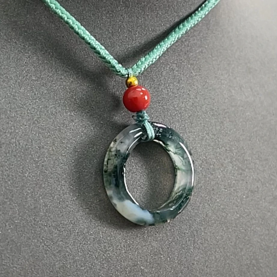 水草项链 玛瑙 项链 X20