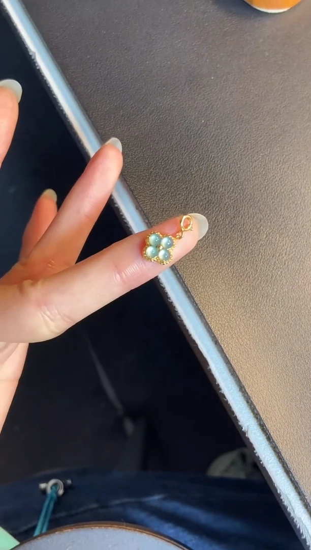 吊坠(不含链)银S925镶嵌翡翠1