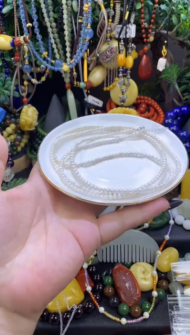 淡水珍珠未镶嵌颈饰珍珠长链