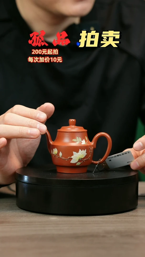 茶壶紫砂彬****8H2285赵翠虹彩绘玉液