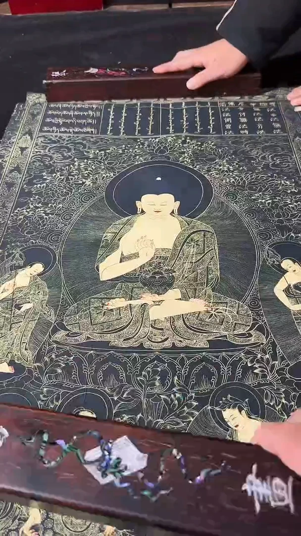 卷轴画藏式珍藏彩绘艺术馆34