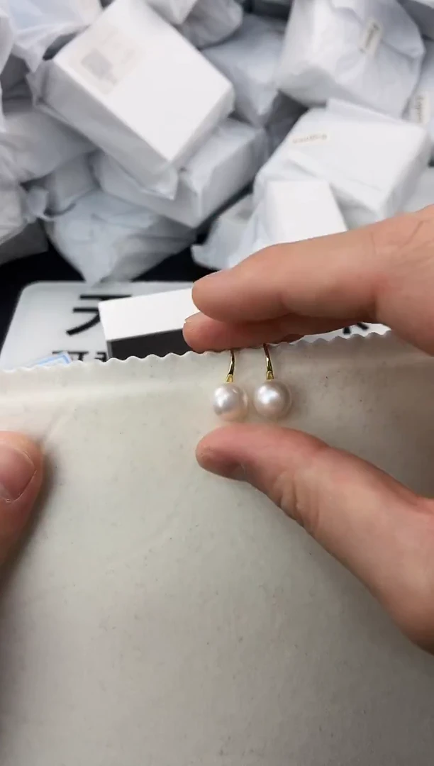 未镶嵌耳饰淡水珍珠ed1032
