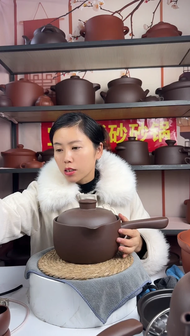 紫砂1.8L小奶锅紫泥